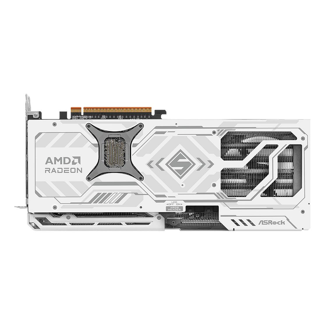 Kartelë Grafike AMD Radeon RX 9070 ASRock Steel Legend OC, 16GB GDDR6, 256-bit, PCIe 5.0 x16 - Bardhë - 5