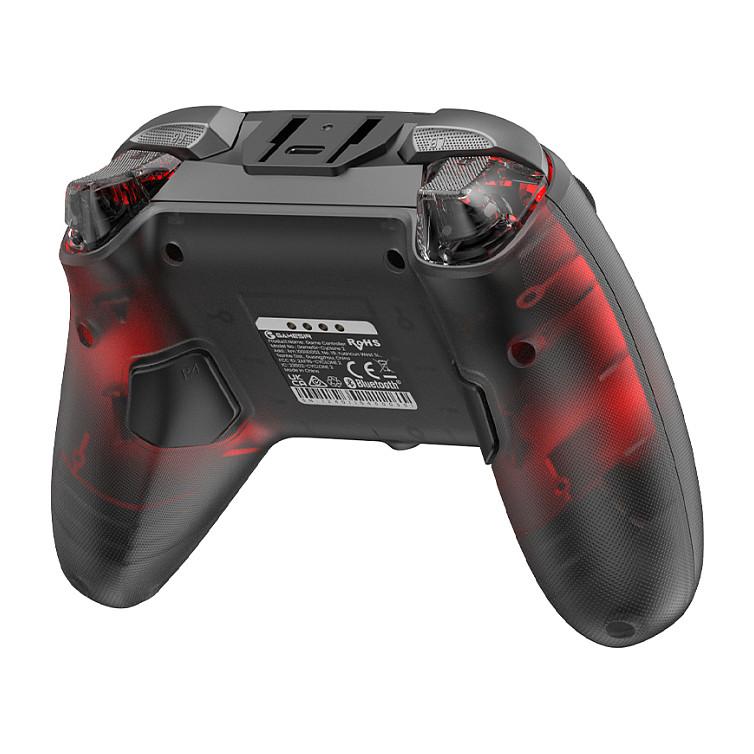 Kontroller Gaming GameSir Cyclone 2, TMR, RGB, Bluetooth, 2.4GHz, USB-C, Nintendo Switch, PC, Android, iOS – Zezë/Kuqe - 3