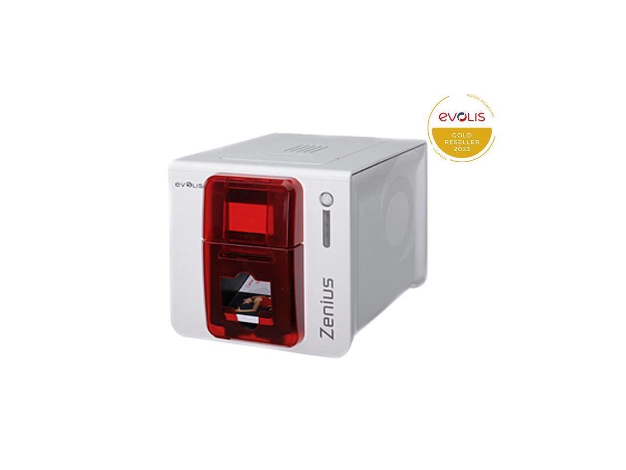 Printer për Karta Evolis Zenius Classic, 300 dpi, USB, njëanësh -Kuqe - 2