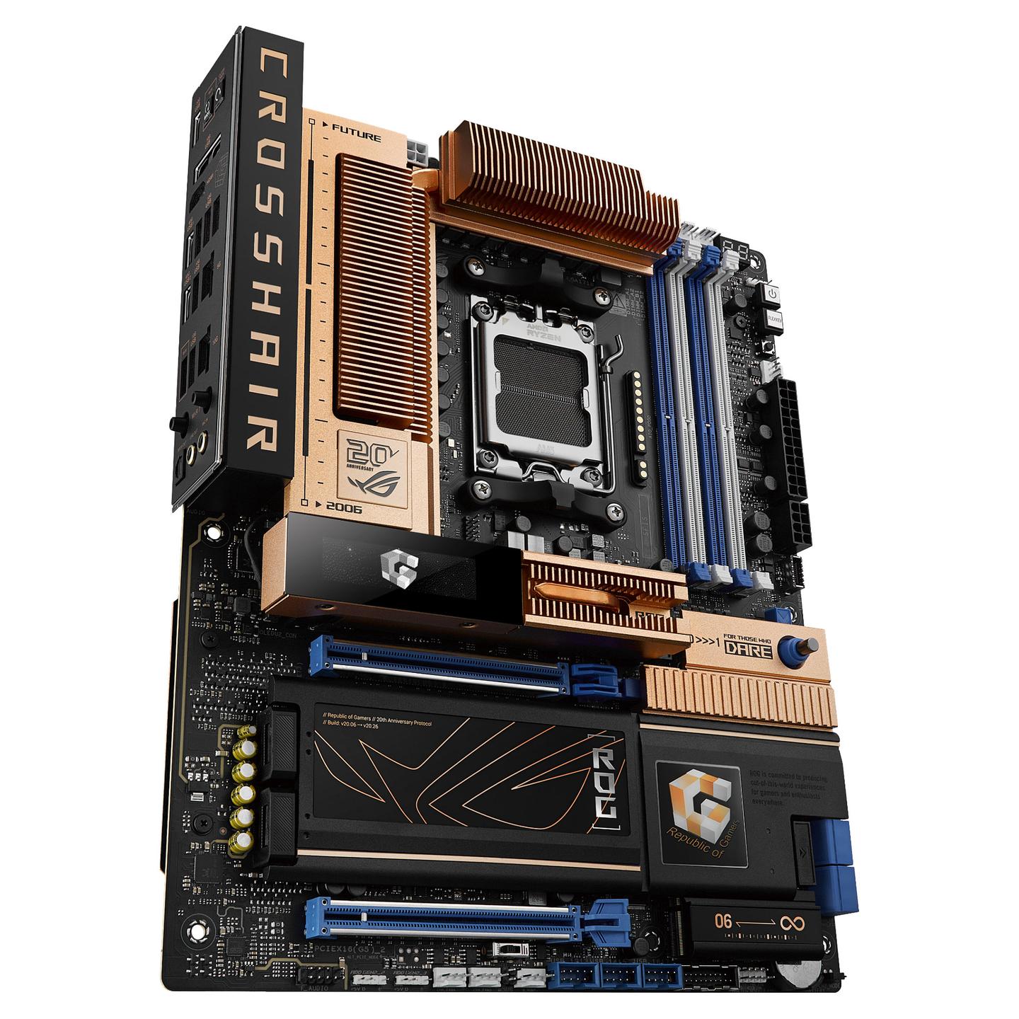 Pllakë Amë ASUS ROG CROSSHAIR 2006 / AMD AM5 / DDR5 / ATX / Wi-Fi 7 / 5GbE LAN - 5