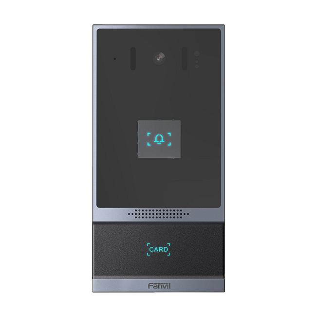 Intercom VoIP Fanvil i62, SIP, Kamerë 2MP, RFID, PoE, IP66/IK07 - Zezë/Hiri