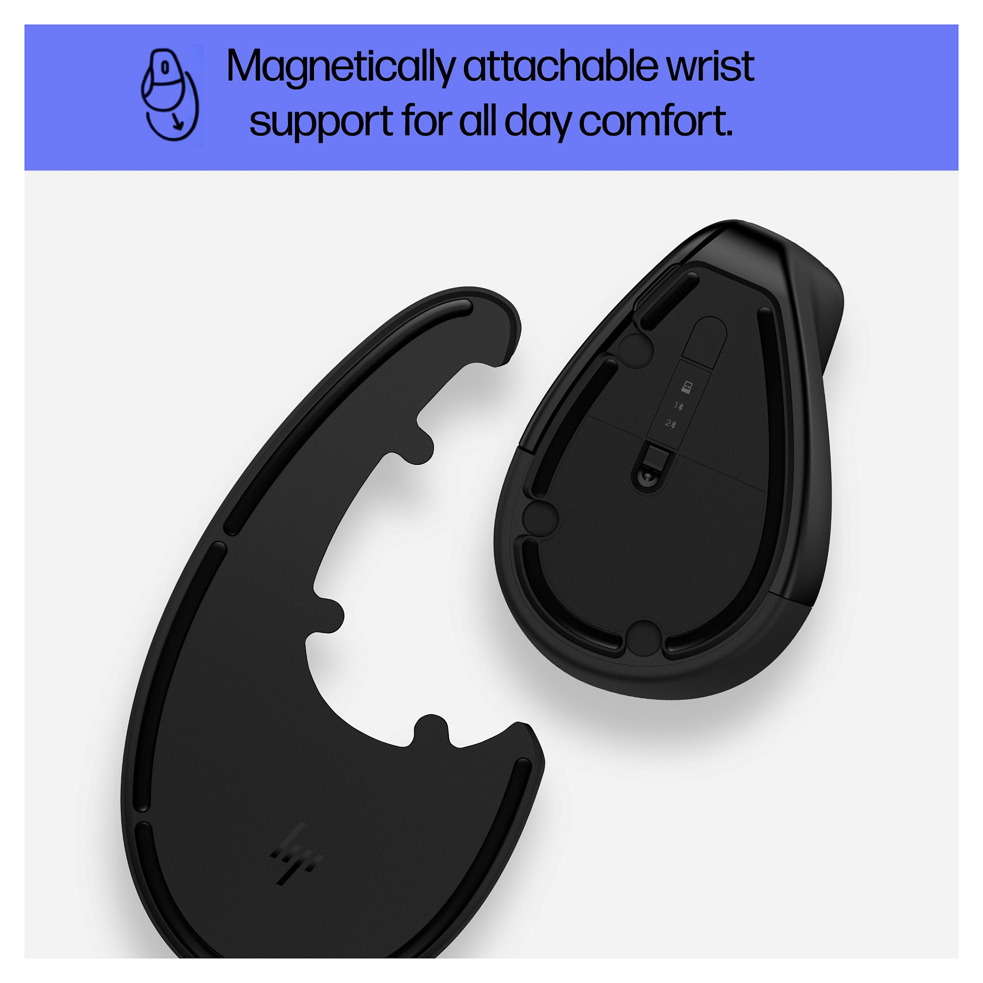 Maus pa kabllo HP 920 Ergo Vertical Wireless Mouse – Zezë - 12