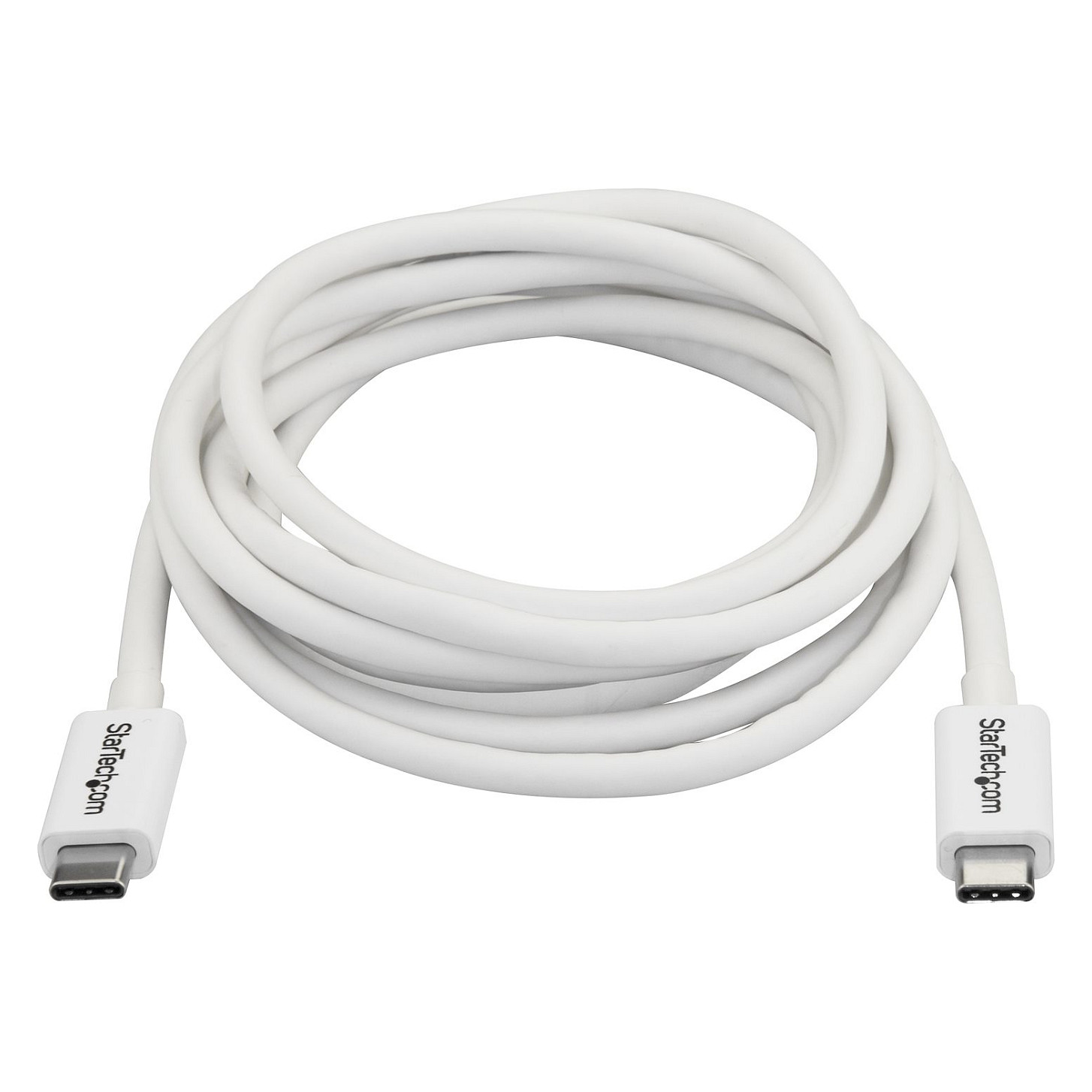 Kabllo Thunderbolt 3 / 20 Gbit/s / 2 m – Bardhë - 4