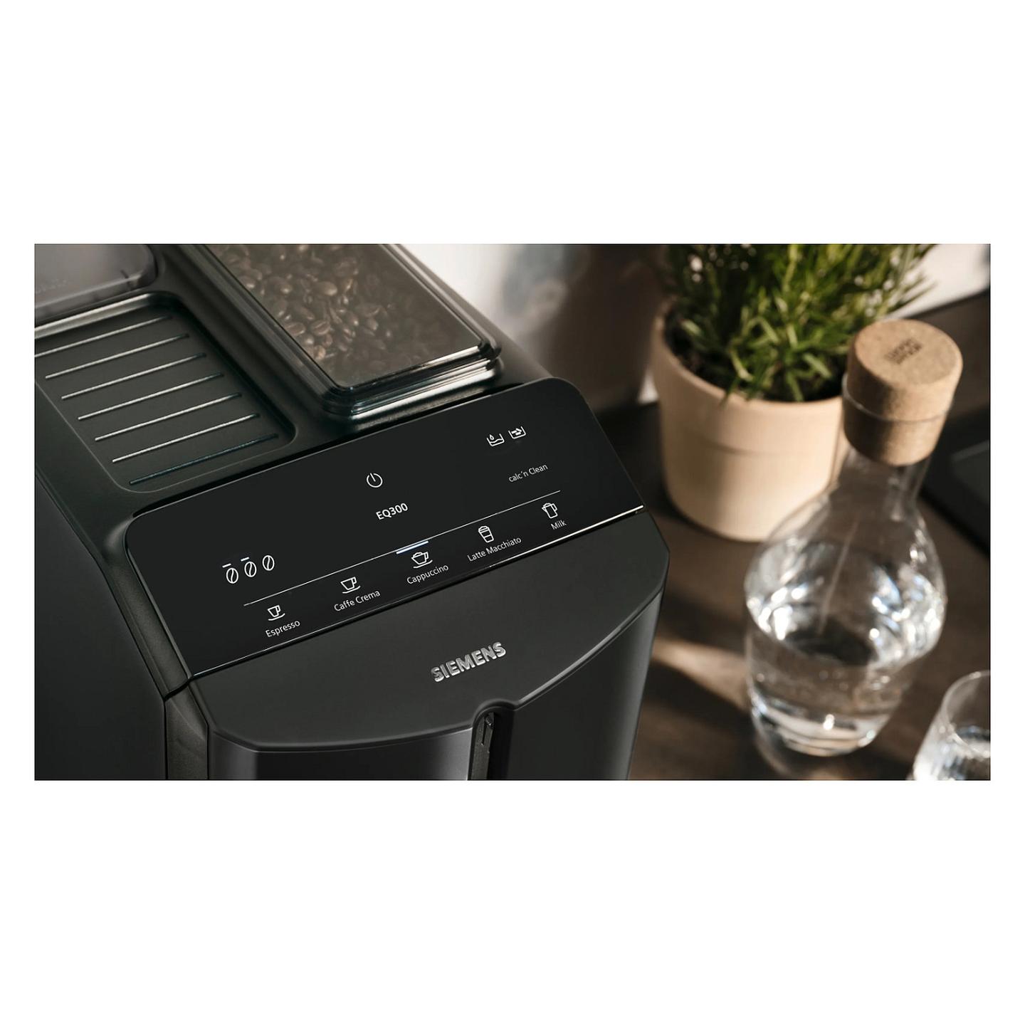 Aparat për Kafe Siemens EQ.300 TF301E19, 1300 W, 15 bar, Rezervuar 1.4 L, Mulli Qeramik – Zezë - 2
