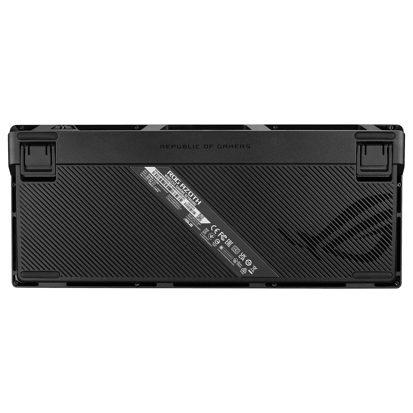 Tastierë Gaming ASUS ROG Azoth / Wired / 75% / ROG NX Red / USB + RF Wireless + Bluetooth / AZERTY FR / RGB - Zezë - 5