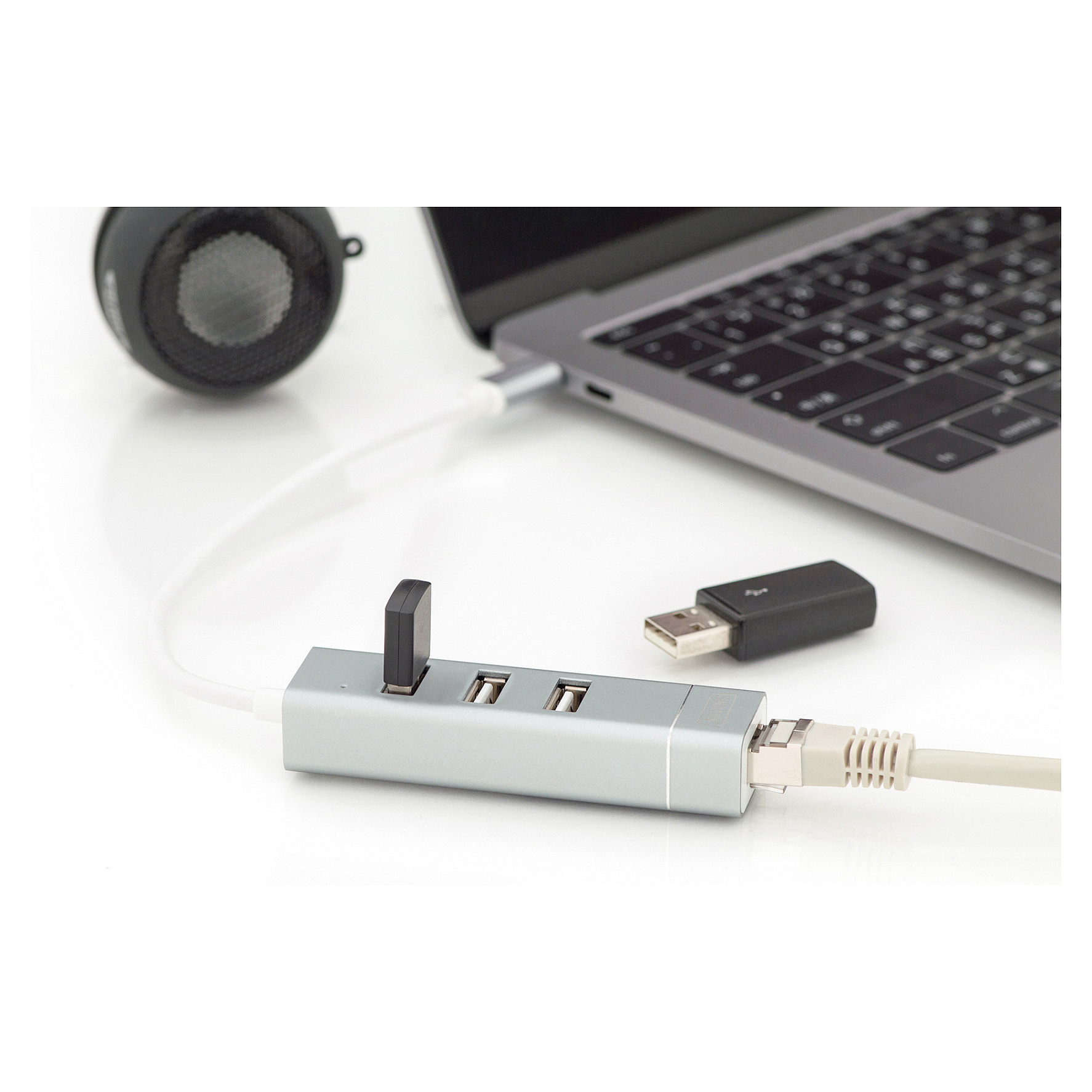 Hub Digitus USB-C / 4 Porte / Gigabit LAN - 4