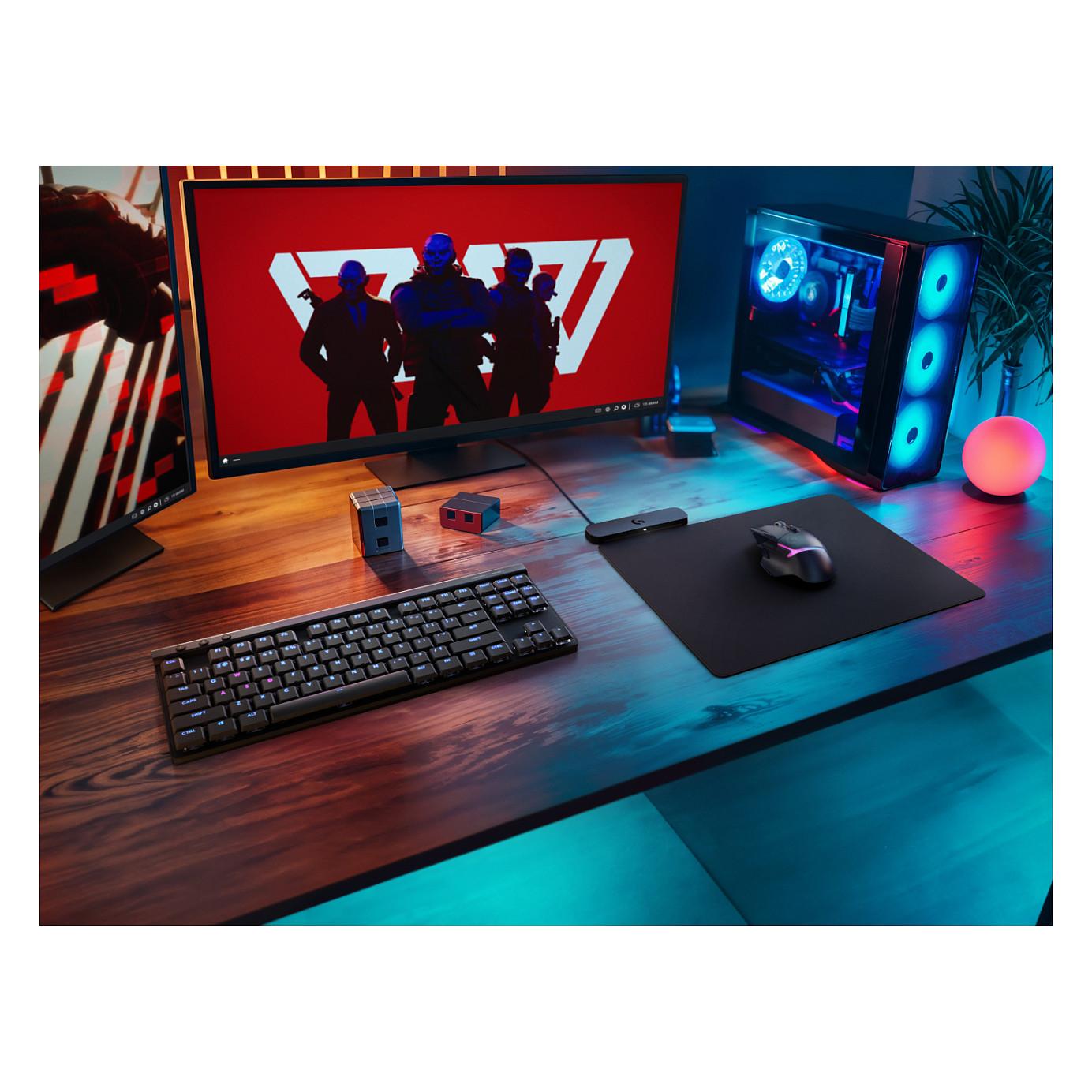 Mauspad Gaming Logitech G, 34 × 34,4 cm, Sipërfaqe Monokromatike - Zezë - 5