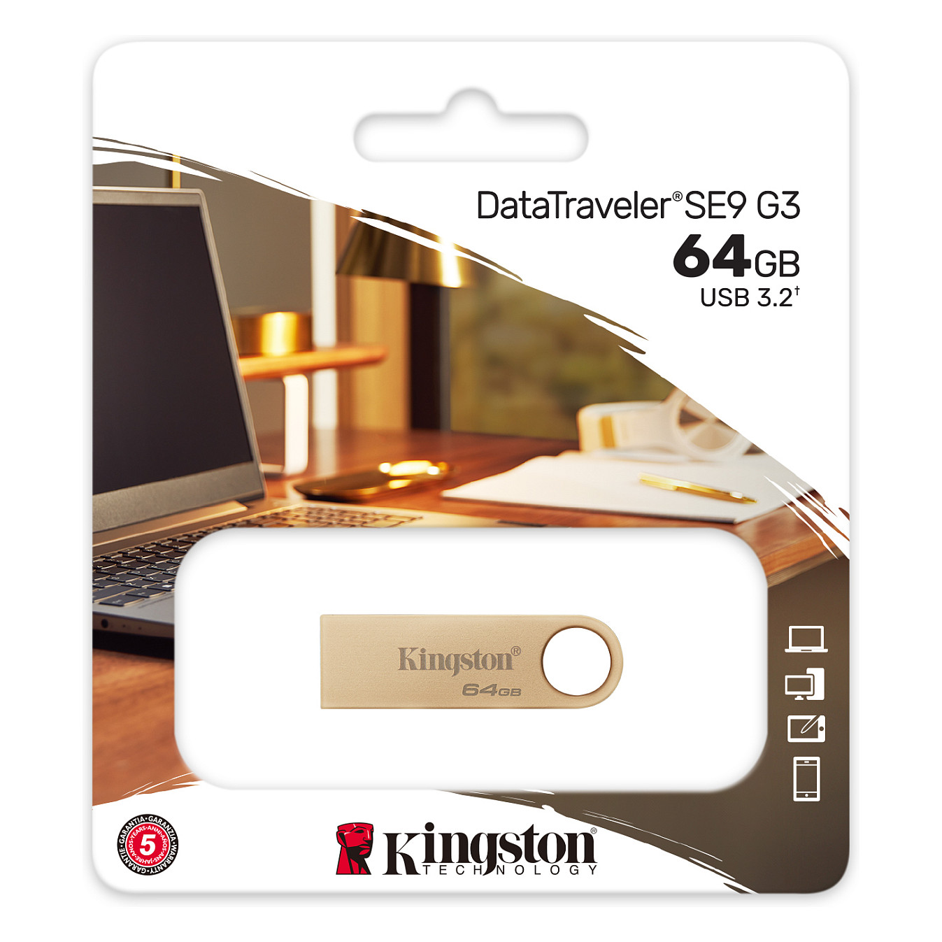 USB Flash Drive STICK 64GB DT USB 3.2 220MB/S GEN 1 - 5