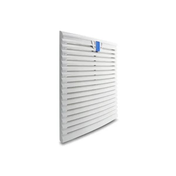 Aksesor për Ftohës DeLOCK Lüfterfilter mit Clip / Për 225 × 225mm / 323 × 323 × 47mm / IP54 / 85% Filtration – Bardhë/Blu