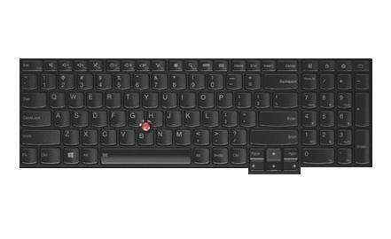 Tastierë për Laptop Lenovo 01AX662 / AZERTY / French / TrackPoint / ThinkPad L570 - Zezë - 1