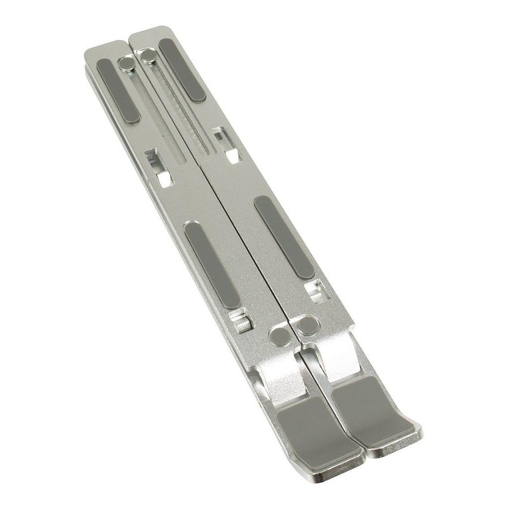 Mbajtës për Laptop Inter-Tech NBS-200, 11"-15.6", i Palosshëm, 7 Nivele, 55-155mm, deri 40kg, Aluminium - Argjend - 3