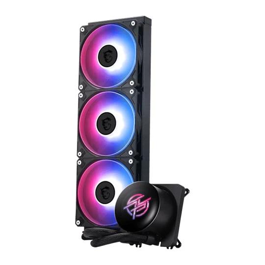 Ftohës për Procesor MSI MPG CORELIQUID P13 360 / AIO Liquid Cooler / 360mm Radiator / 3x120mm ARGB Fans / 2.1" IPS LCD Screen – E Zezë - 2