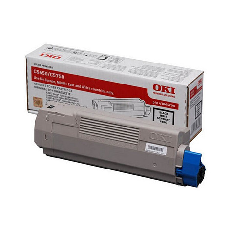 Toner OKI 43865708 / 8.000 faqe - Zezë - 1