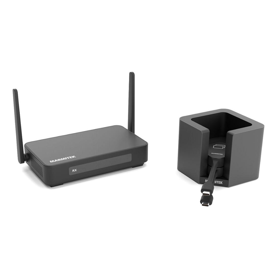 Aksesor për Konferencë Marmitek Stream 4K Pro / 4K UHD / HDMI 2.0 / 50 m / H.265 / PoE - Zezë - 4