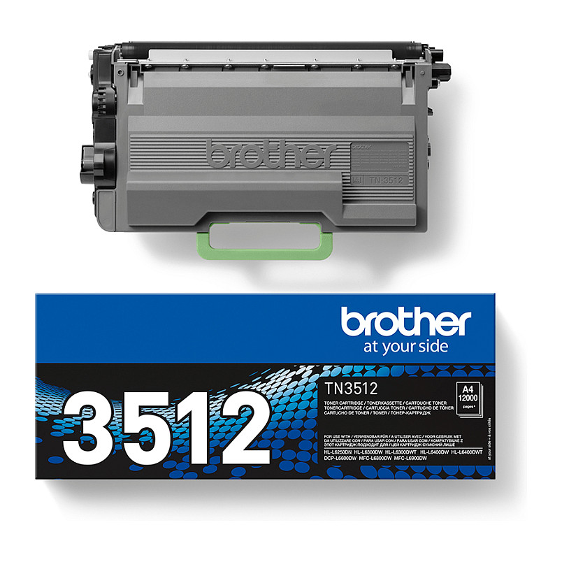 Toner Brother TN-3512 Schwarz deri në 12.000 faqe sipas ISO 19752 - 4