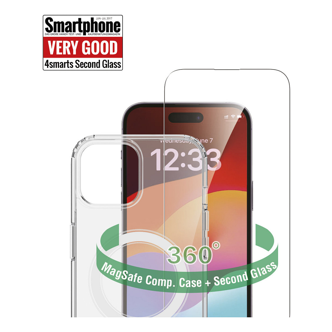 Aksesorë për telefon 4smarts 360 Protection Set për Apple iPhone 15 - 1
