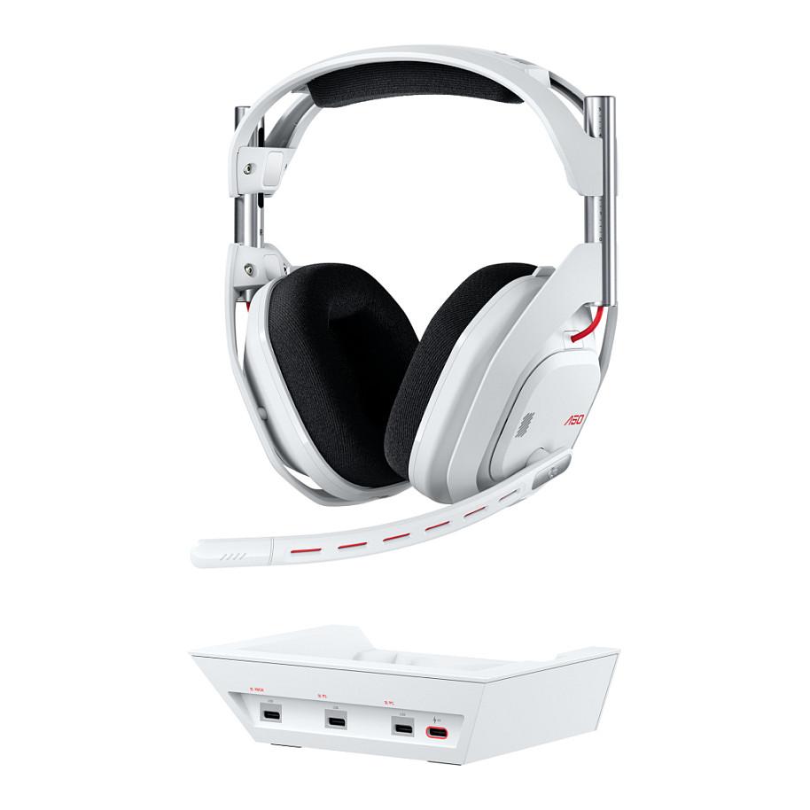 Kufje Gaming Logitech A50 Lightspeed / Wireless / Base Station / EMEA28‑9 - Bardhë - 13