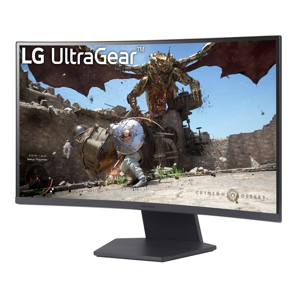 Monitor Gaming LG UltraGear 27GS60QC-B / 27" / QHD VA Curved / 180Hz / 1ms / HDMI+DisplayPort - Zezë - 2