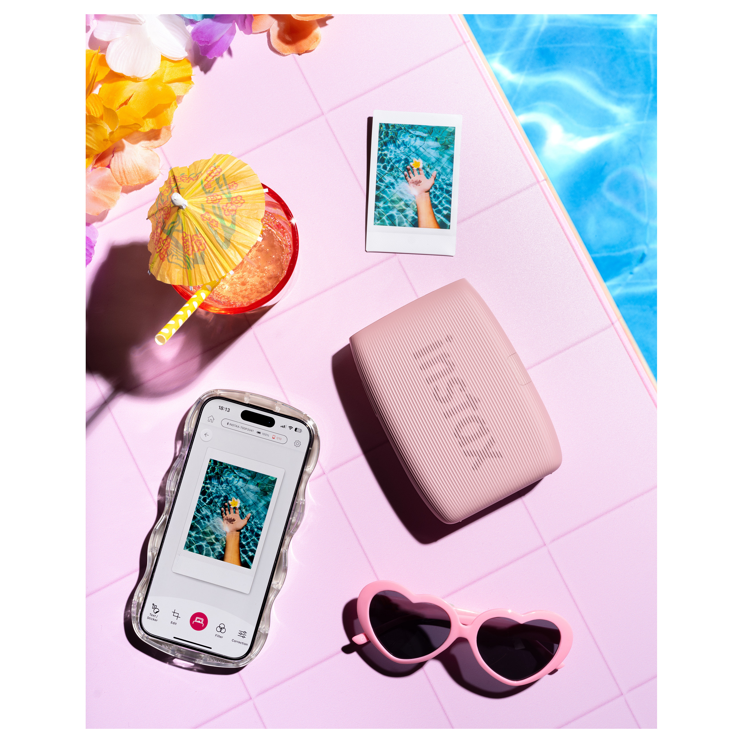 Printer për Foto Fujifilm Instax Mini Link 3 EX‑D – Rozë - 9