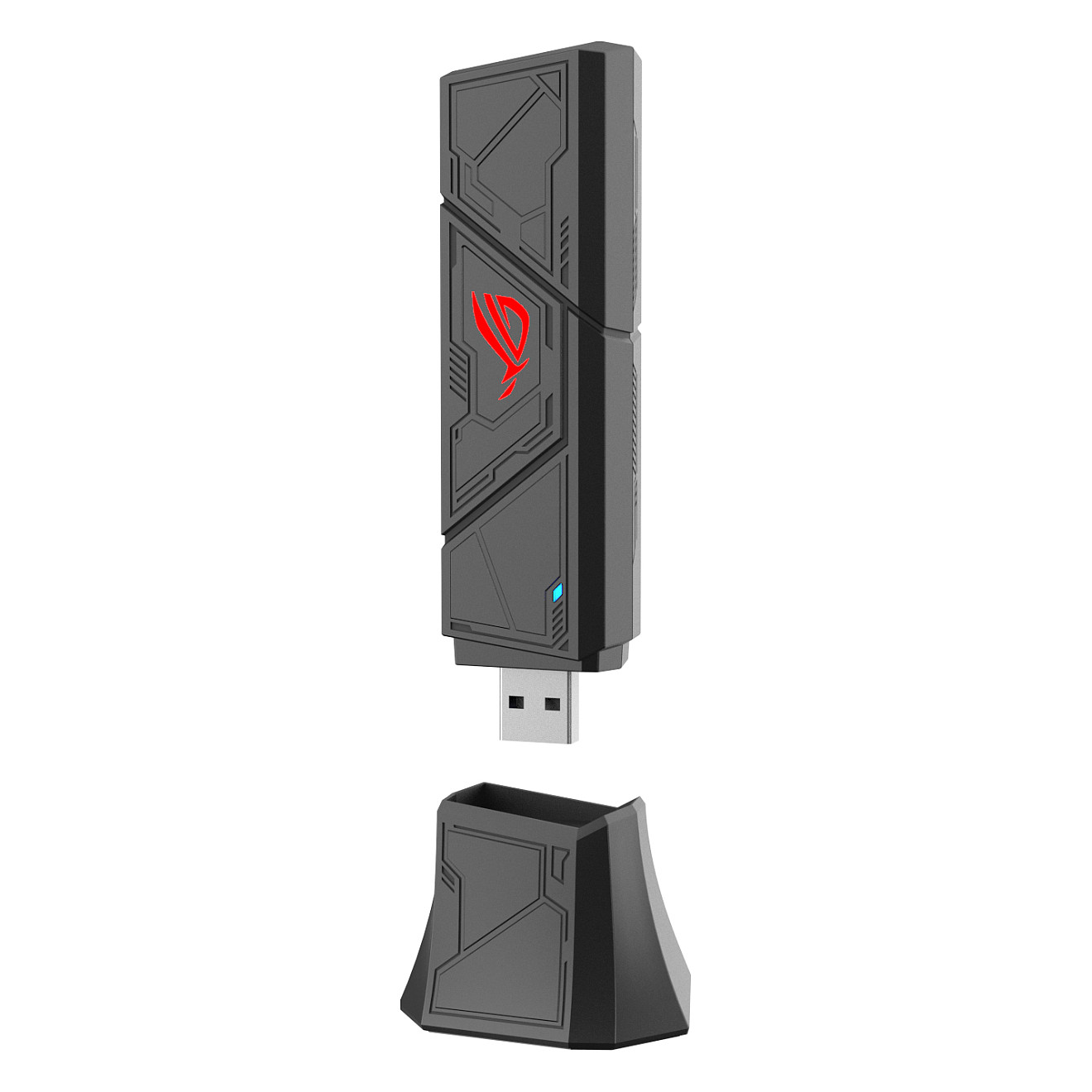 ASUS ROG USB-BE92 BE6500 Wi-Fi 7 Tri-Band USB Adapter – 6500Mbps, 2×2×2, 6GHz, MLO, USB Type-A/Type-C - 6