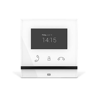 Intercom Video IP 2N Indoor Compact, ekran 4.3" me ngjyra, audio HD, PoE - Bardhë