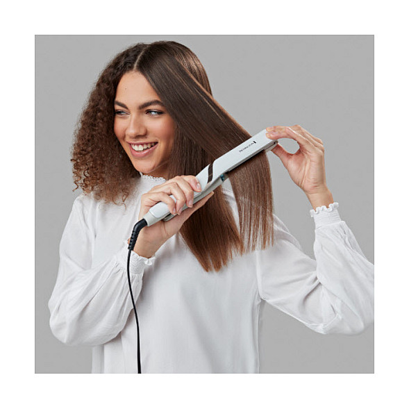 Drejtuese për flokë Remington Hydraluxe Pro S9001 / Hydracare Mist / Moisture Lock Ceramic / 230°C / 5 Nivele - Bardhë - 6
