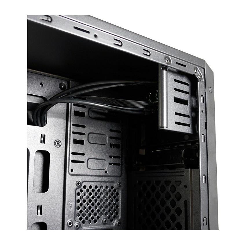 Kasë LC-Power 7040B / Midi-Tower / ATX / 2x USB 3.2 Gen1 + 2x USB 2.0 / 4x120mm – Zezë - 15