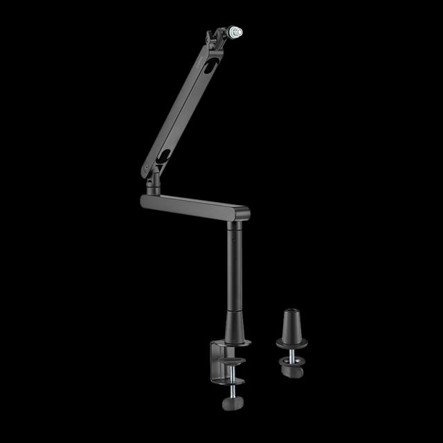 Aksesor për Mikrofon LogiLink AA0172 / Boom Arm / Alumini / 719mm / 2kg / 360° / 3/8" + 5/8" - Zezë