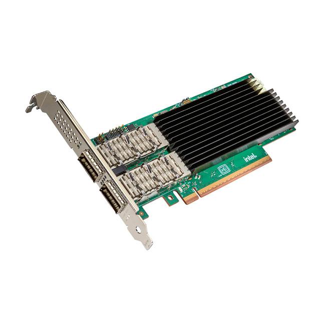 Karta të Rrjetit Intel E835-CQDA2, PCIe 4.0 x16 ose PCIe 5.0 x8, 2x QSFP28, 10–200GbE, Intel Ethernet Controller E835 - 1
