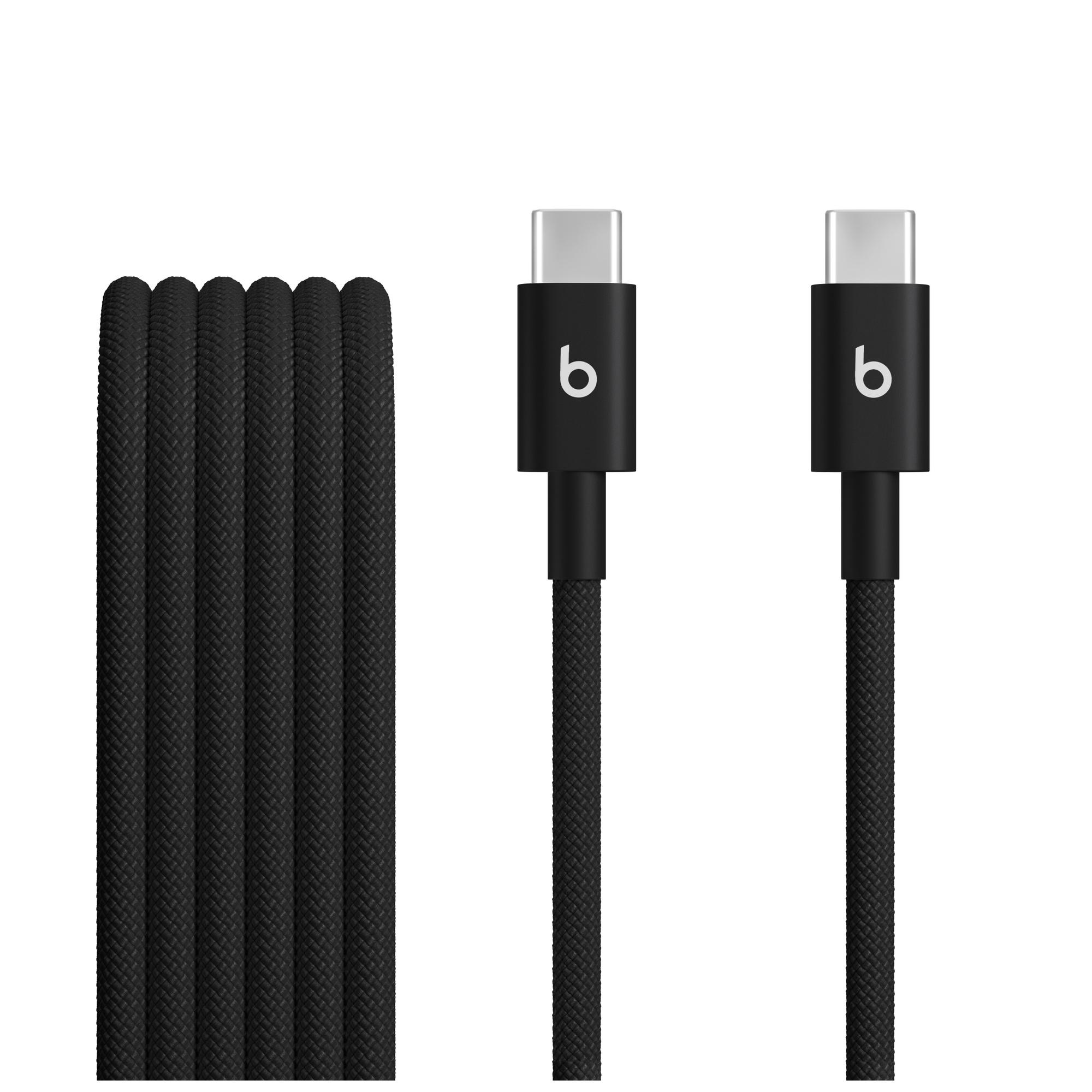 Kabllo USB Apple Beats USB-C në USB-C / MDGA4ZM/A / 1.5 m / USB 2.0 / 60W – Zezë - 1