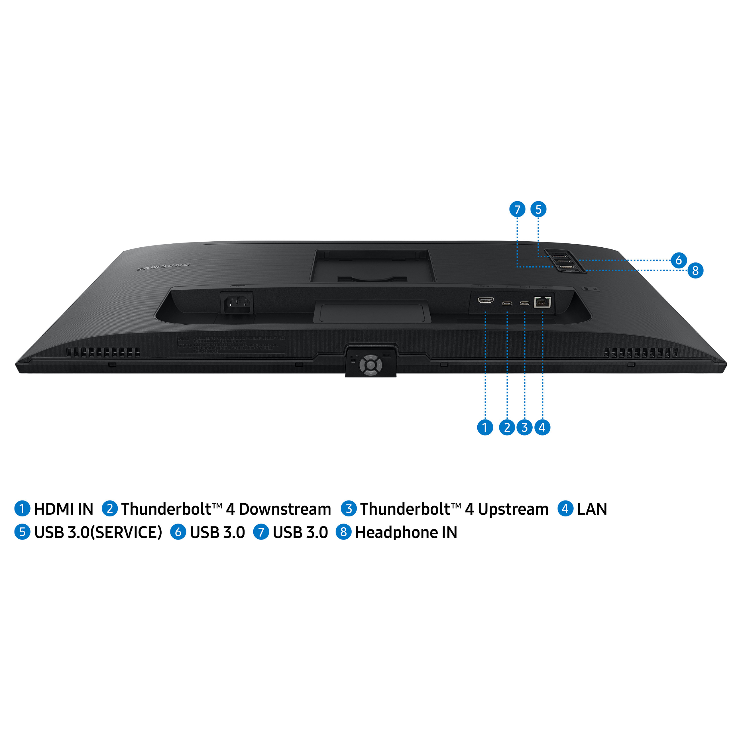 Monitor Samsung ViewFinity S8 S27B800TGU / 27"/ 4K Ultra HD IPS / LED / 60 Hz / 5 ms / HDMI+USB+HDCP - Zezë - 20
