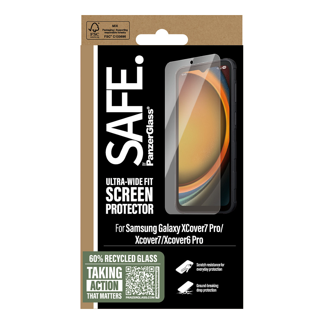 Aksesorë për telefon SAFE Screen Protector for Samsung Galaxy Xcover7 Pro / Xcover7 / Xcover6 Pro - Transparente - 3