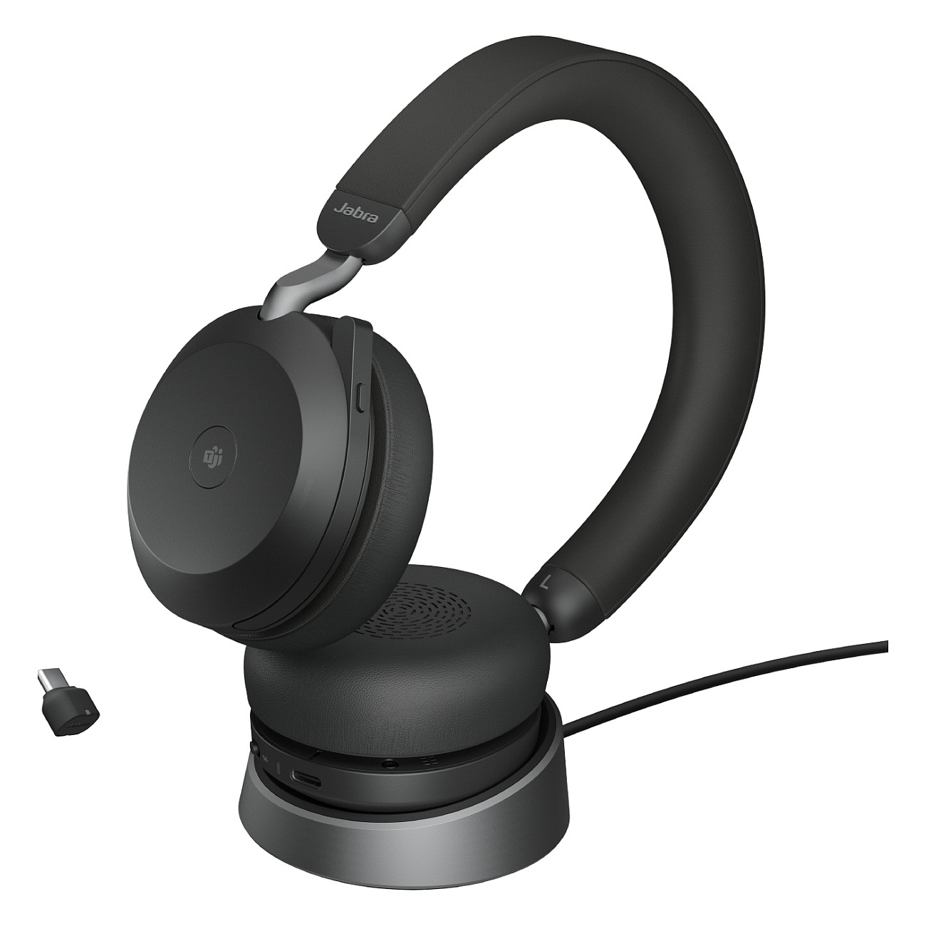 Kufje pa Kabllo Jabra Evolve2 75 / On-Ear / Bluetooth - Zezë - 4