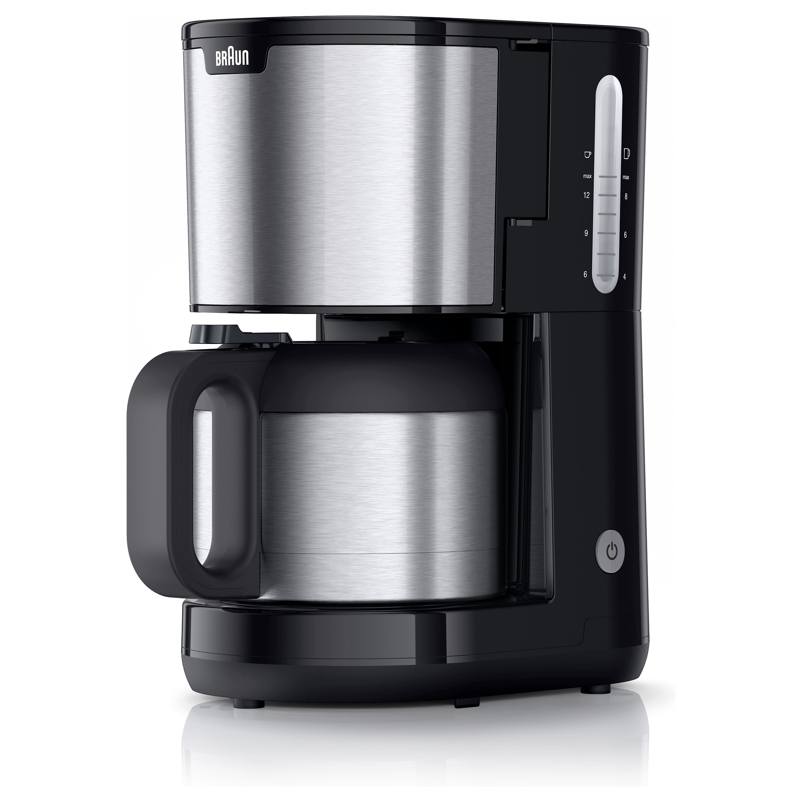 Aparat për kafe Braun PurShine KF 1505 -Zezë/Inox