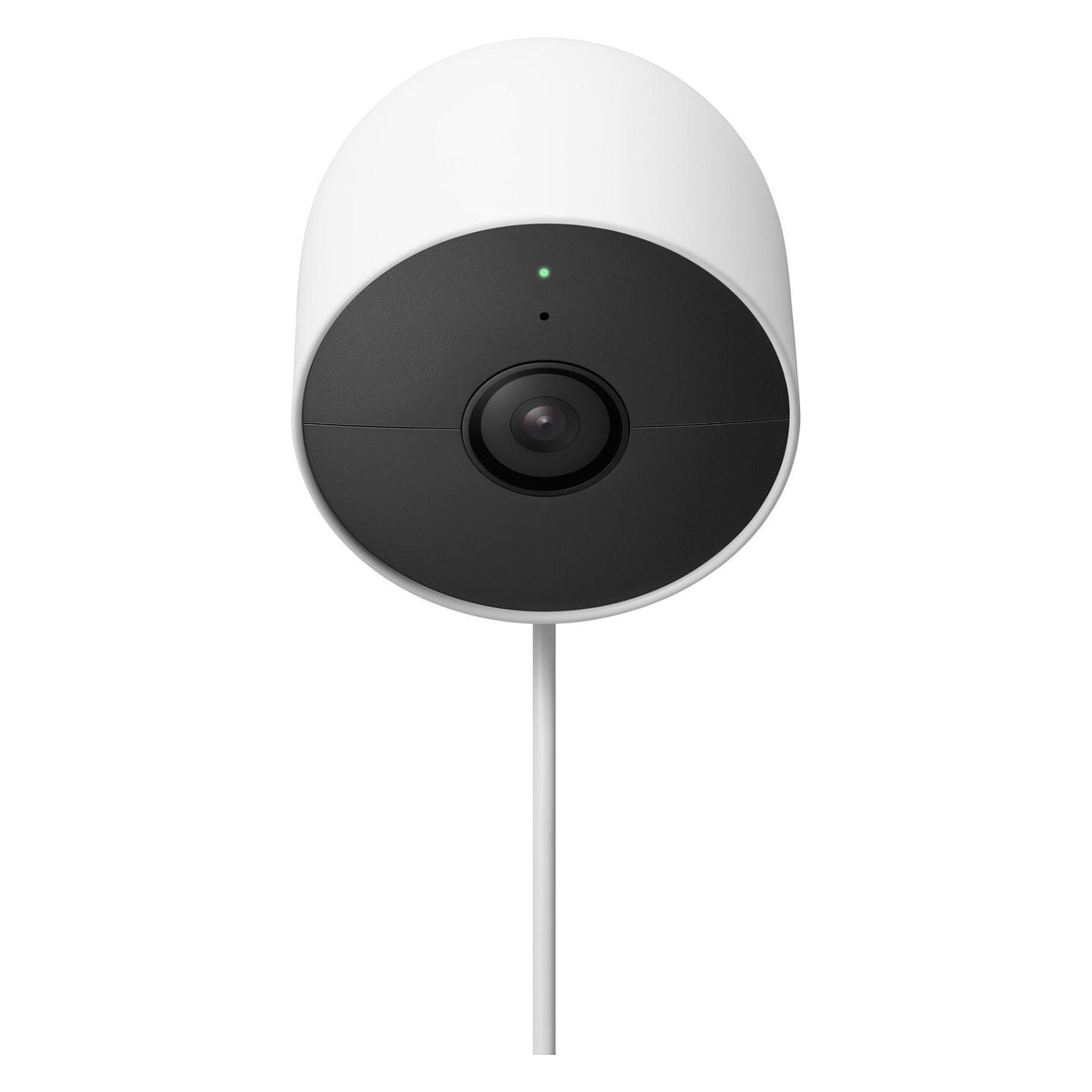 Google Nest Cam Outdoor & Indoor Wireless 1080p Wi-Fi 130° Night Vision 6000mAh IP54 – E Bardhë