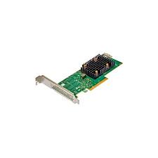 Kontrollues HBA Broadcom HBA 9500-8i / PCIe 4.0 x8 / 8 Kanale / SAS 12Gb/s / SATA 6Gb/s / NVMe / SFF-8654 – Gjelbër/Gri
