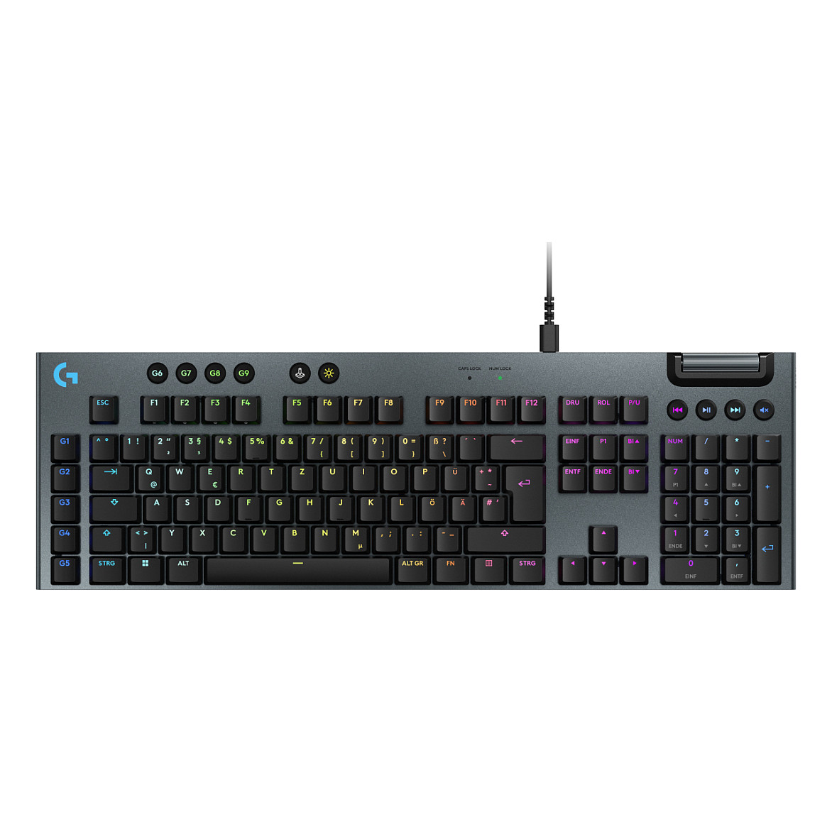 Tastierë Gaming Logitech G915 X / Wired / QWERTZ / German Language - Zezë - 1