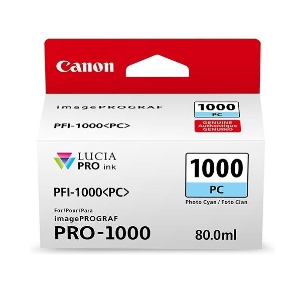 INK Canon PFI-1000PC / 80ml / 5.140 foto 10x15cm / 600 foto A2 – Blu - 1