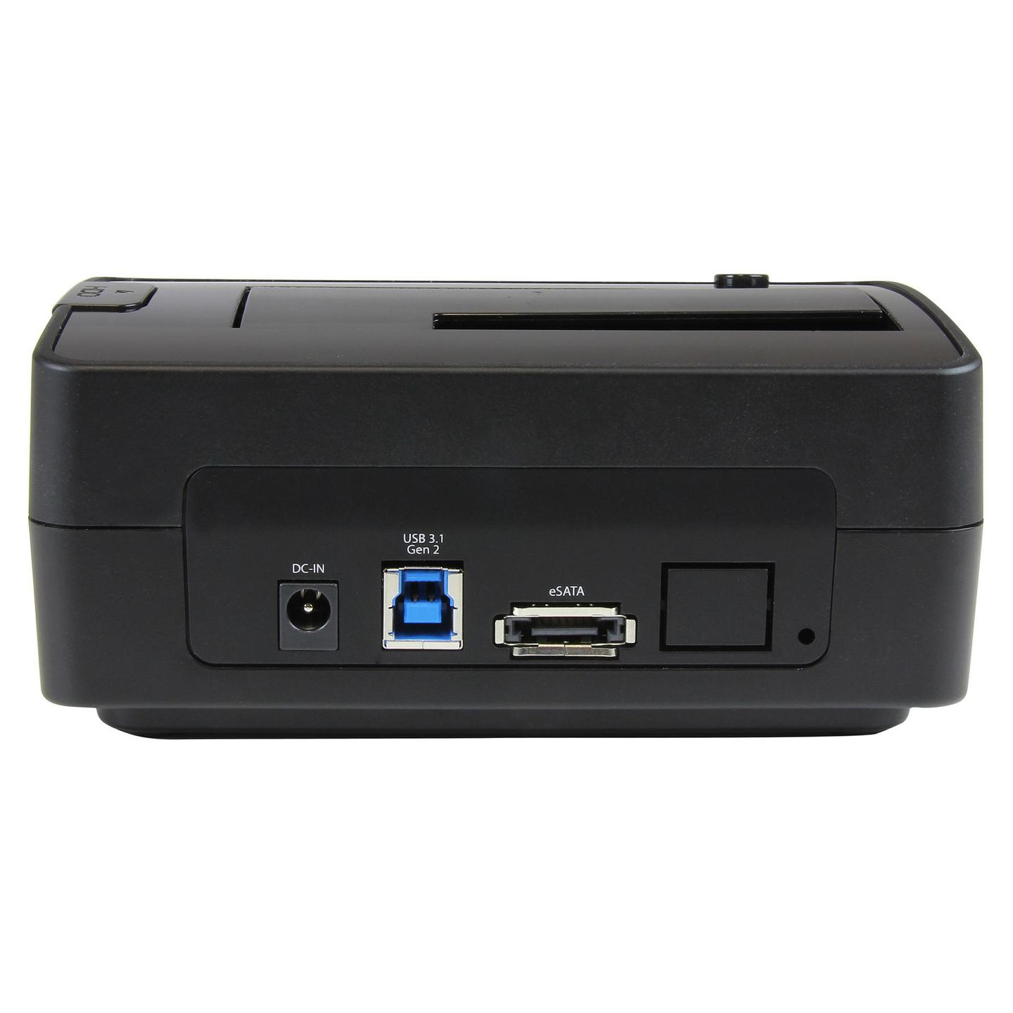 Docking Station për HDD/SSD StarTech.com SDOCKU313E , 1 Bay , 2.5"/3.5" , SATA III , USB 3.1 Gen 2 , 10Gbps , eSATA - Zezë - 3