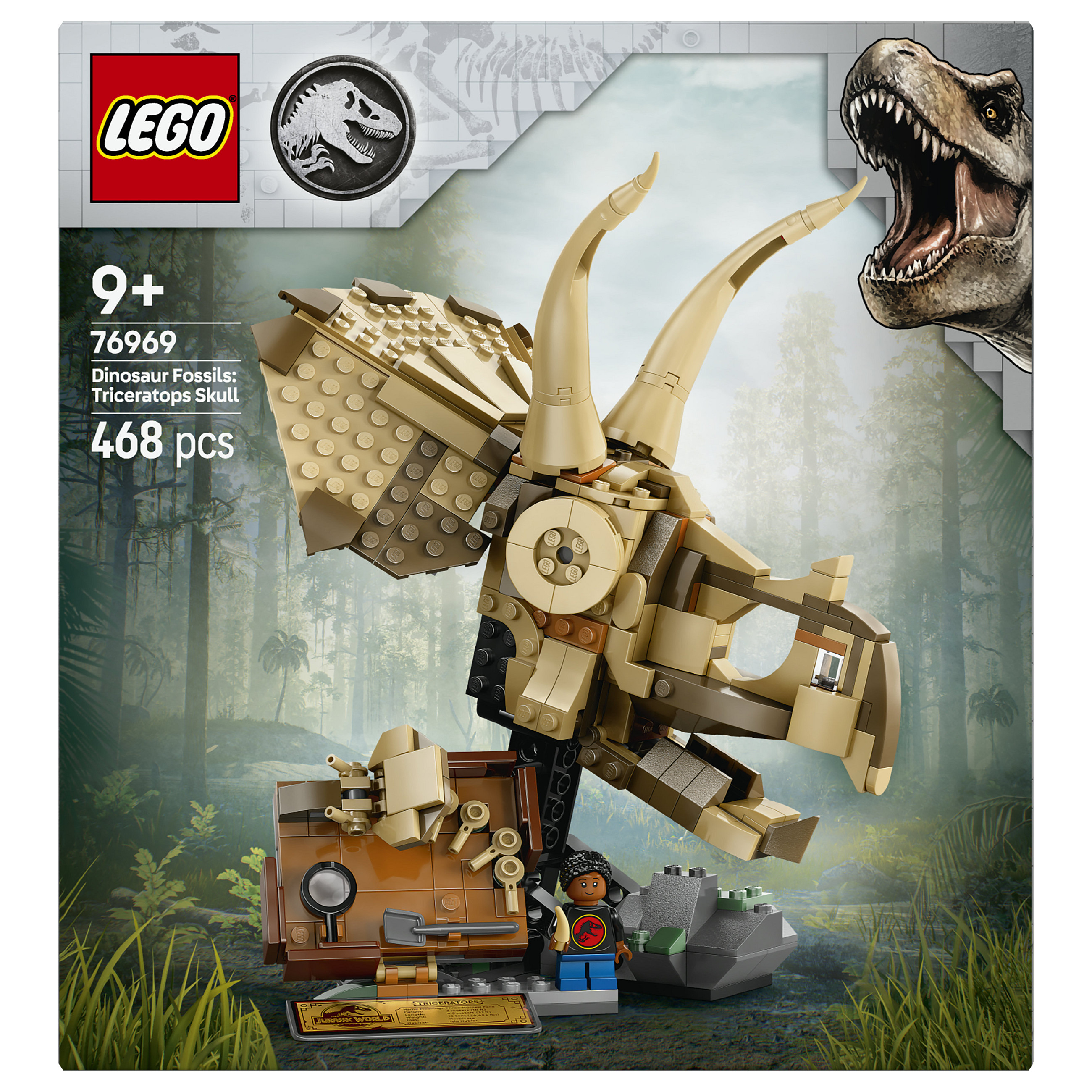 LEGO 76969 Jurassic World Dinosaurier-Fossilien: Triceratops - 12