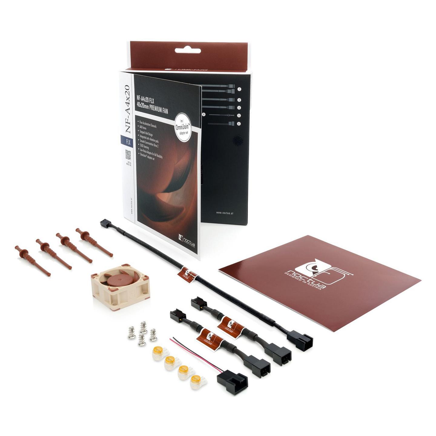 Ftohës për Kasë Noctua NF-A4x20 FLX / 40mm / 3700-5000 RPM / 3-Pin – Krem/Kafe - 4