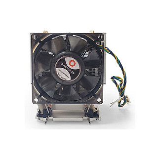 Ftohës për Procesor Dynatron S6-4710 / 80mm Fan / 1300–4500 RPM / Dual Ball Bearing / 12V / 128×91×110mm – Zezë/Gri - 2