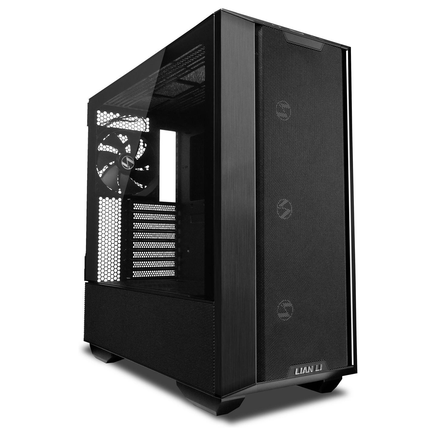 Kasë Lian Li LANCOOL III, Mid Tower, E-ATX, ATX, Micro-ATX, Mini-ITX, Tempered Glass - Zezë - 2