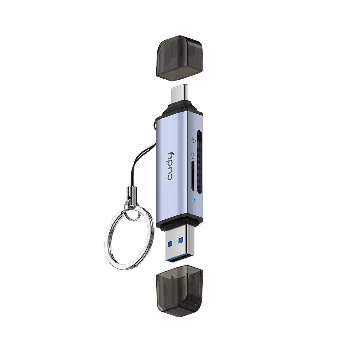 Lexues Kartash CUDY UH200 / 2-në-1 / USB 3.0 / USB-A + USB-C / SD + TF