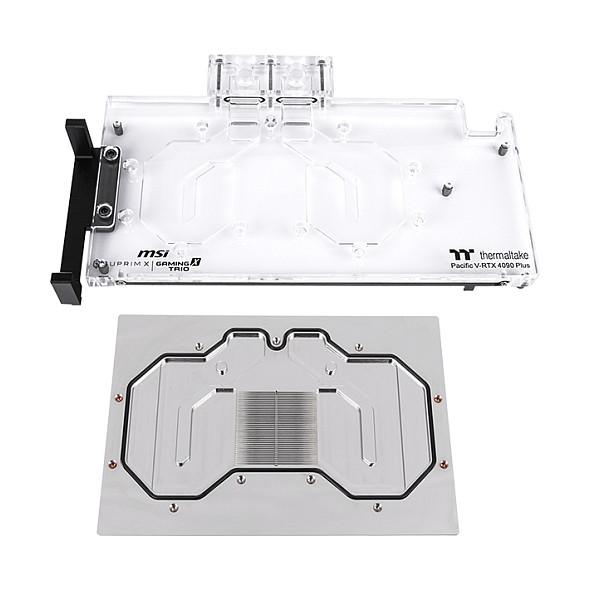 Water Block për Kartelë Grafike Thermaltake Pacific V-RTX 4090 Plus, RGB – Transparent - 4