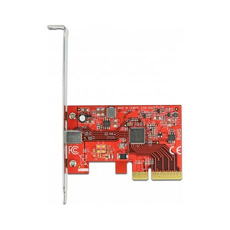 Kartë Zgjerimi PCI Express Delock 89035 / PCIe 3.0 x4 / 1x USB Type-C / USB 20Gbps / 3A / Low Profile - 3