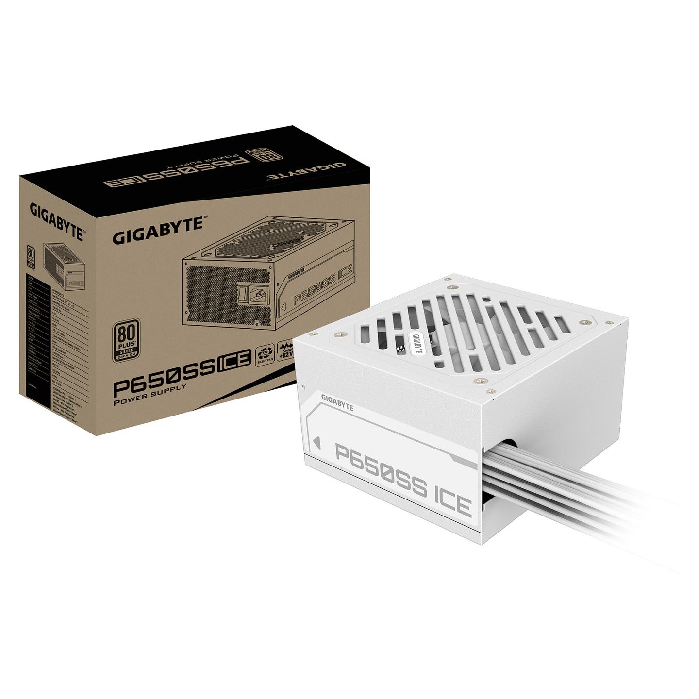 Furnizues Energjie Gigabyte P650SS ICE / 650W / ATX / 80 PLUS Standard / Non-Modular - Bardhë - 6