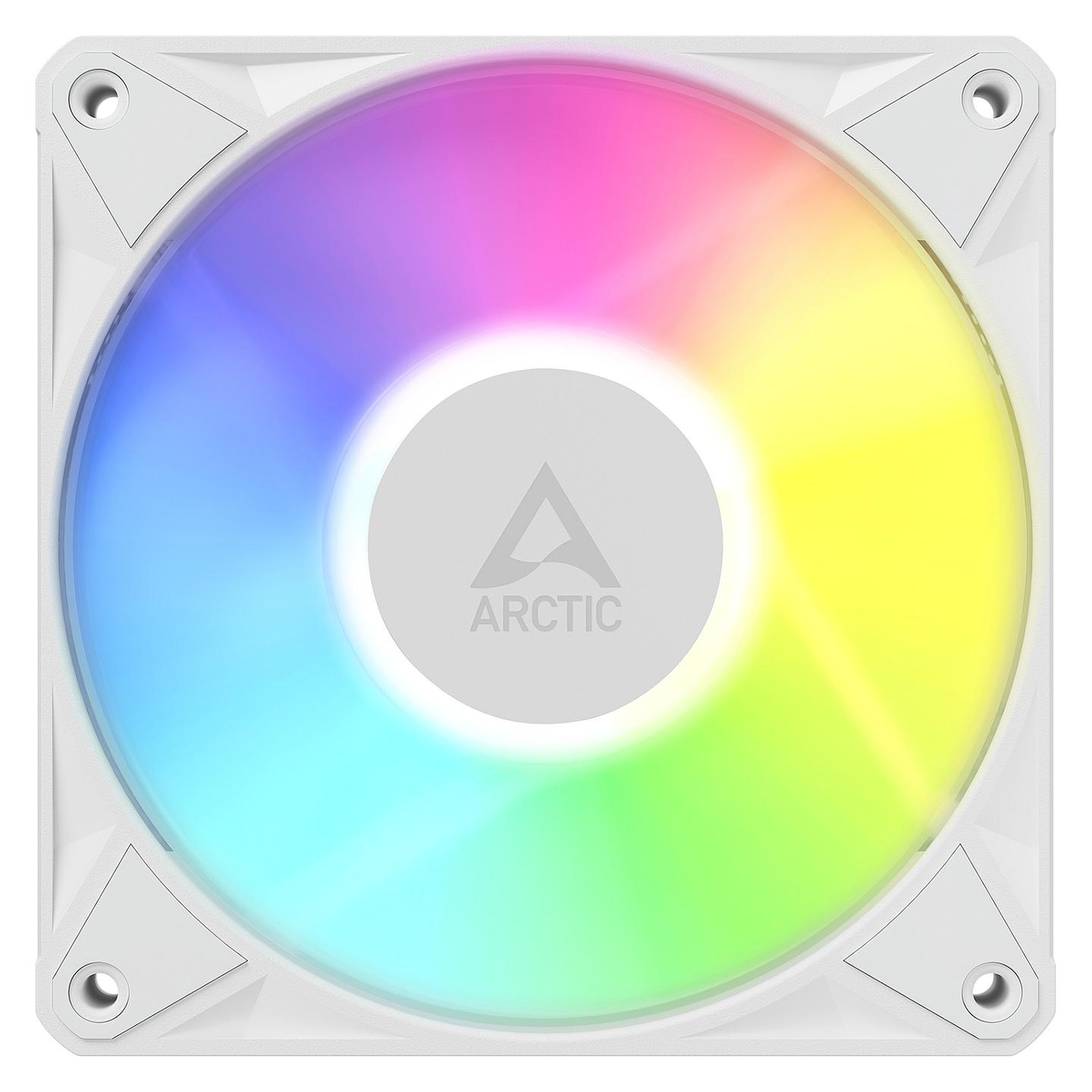 Ftohës për Kasë ARCTIC BioniX P12 A-RGB, 3x120mm, PWM, 3000 RPM, 76 CFM, ARGB - Bardhë - 4