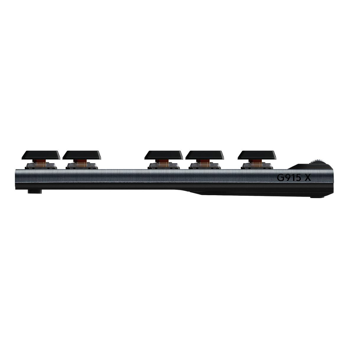 Tastierë Gaming Logitech G915 X LIGHTSPEED TKL / Wired & Wireless / Mechanical Low Profile / GL Tactile / TKL / LIGHTSYNC RGB – Zezë - 6