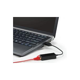 Adapter Rrjeti USB LevelOne USB-0301 / USB 2.0 në Fast Ethernet RJ45 / 10/100Mbps / Realtek RTL8152B - Zezë - 2